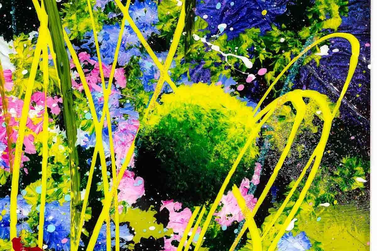 Blossoming Meadow - Original - SOLD by artist Rozanne Bell - Wyecliffe Galleries