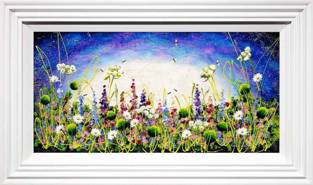 Blossoming Meadow - Original - SOLD by artist Rozanne Bell - Wyecliffe Galleries