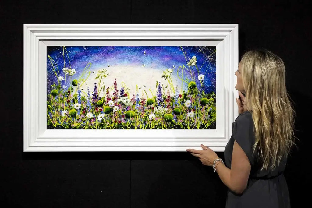 Blossoming Meadow - Original - SOLD by artist Rozanne Bell - Wyecliffe Galleries