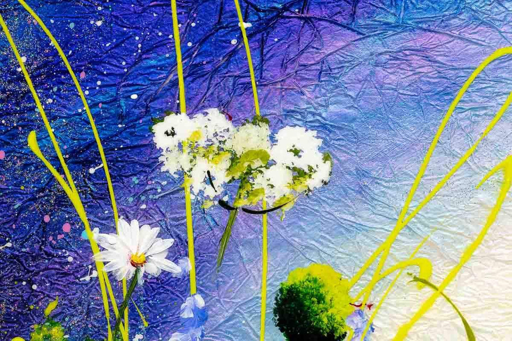 Blossoming Meadow - Original - SOLD by artist Rozanne Bell - Wyecliffe Galleries