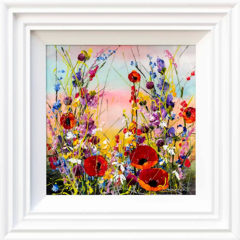 Blossoming Pastures - Original SOLD by artist Rozanne Bell - Wyecliffe Galleries