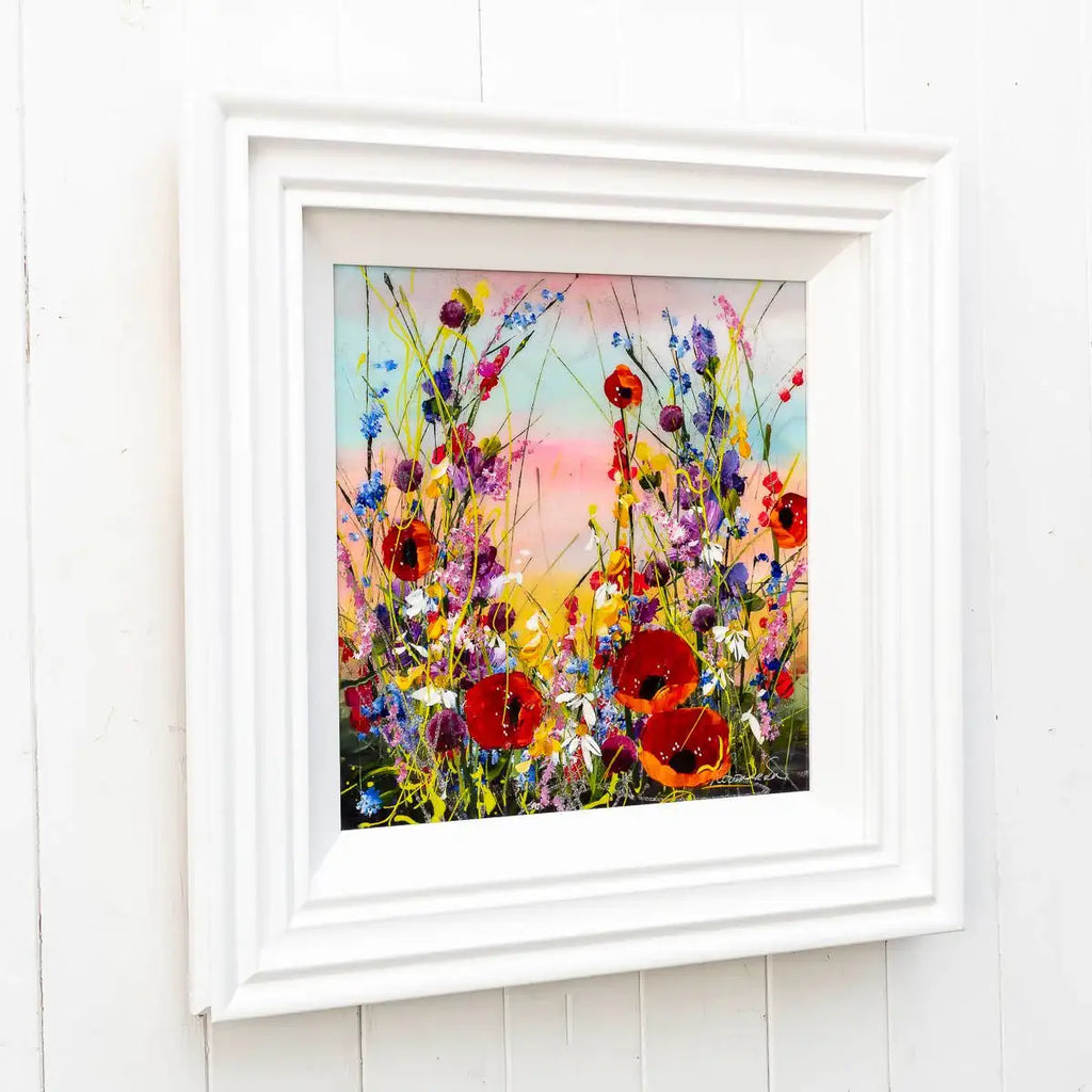 Blossoming Pastures - Original SOLD by artist Rozanne Bell - Wyecliffe Galleries