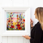 Blossoming Pastures - Original SOLD by artist Rozanne Bell - Wyecliffe Galleries