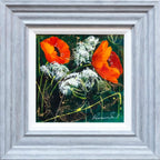 Blossoming Poppies - Original - SOLD by artist Rozanne Bell - Wyecliffe Galleries