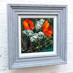 Blossoming Poppies - Original - SOLD by artist Rozanne Bell - Wyecliffe Galleries