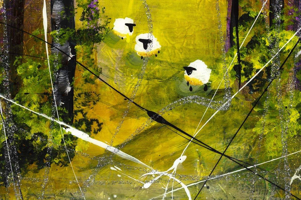 Blossoming Walk - Original - SOLD by artist Rozanne Bell - Wyecliffe Galleries