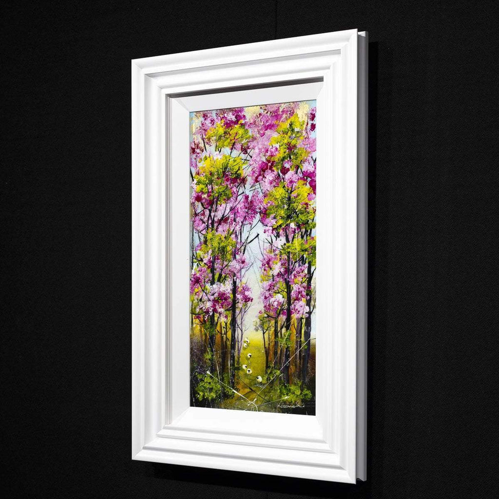 Blossoming Walk - Original - SOLD by artist Rozanne Bell - Wyecliffe Galleries