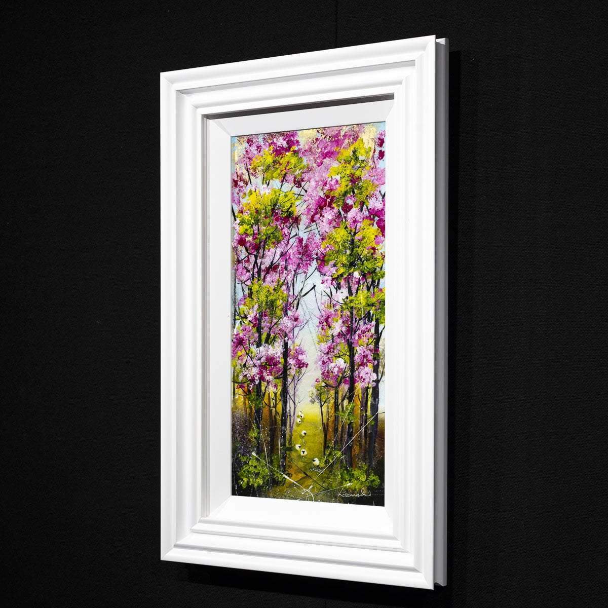 Blossoming Walk - Original - SOLD by artist Rozanne Bell - Wyecliffe Galleries