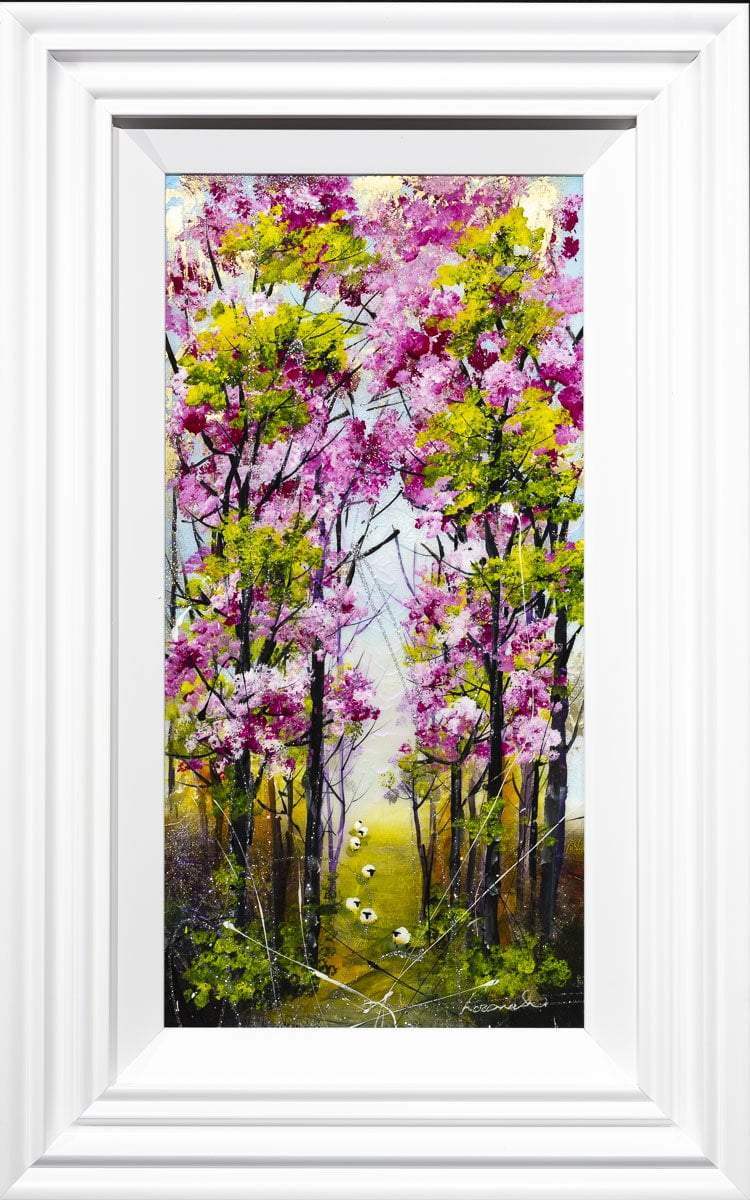 Blossoming Walk - Original - SOLD by artist Rozanne Bell - Wyecliffe Galleries