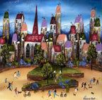 Blue Skies - SOLD by artist Rozanne Bell - Wyecliffe Galleries