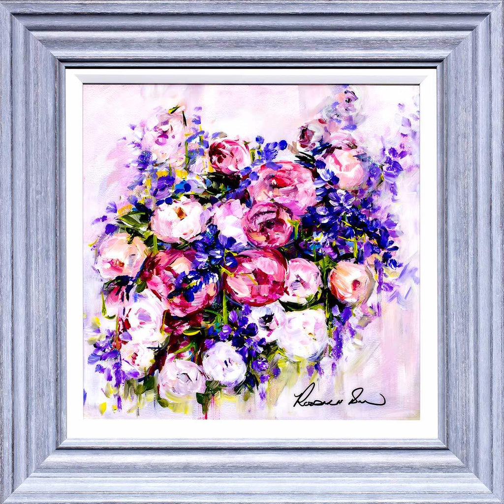 Bluebells in Bloom - Original - SOLD by artist Rozanne Bell - Wyecliffe Galleries