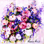 Bluebells in Bloom - Original - SOLD by artist Rozanne Bell - Wyecliffe Galleries