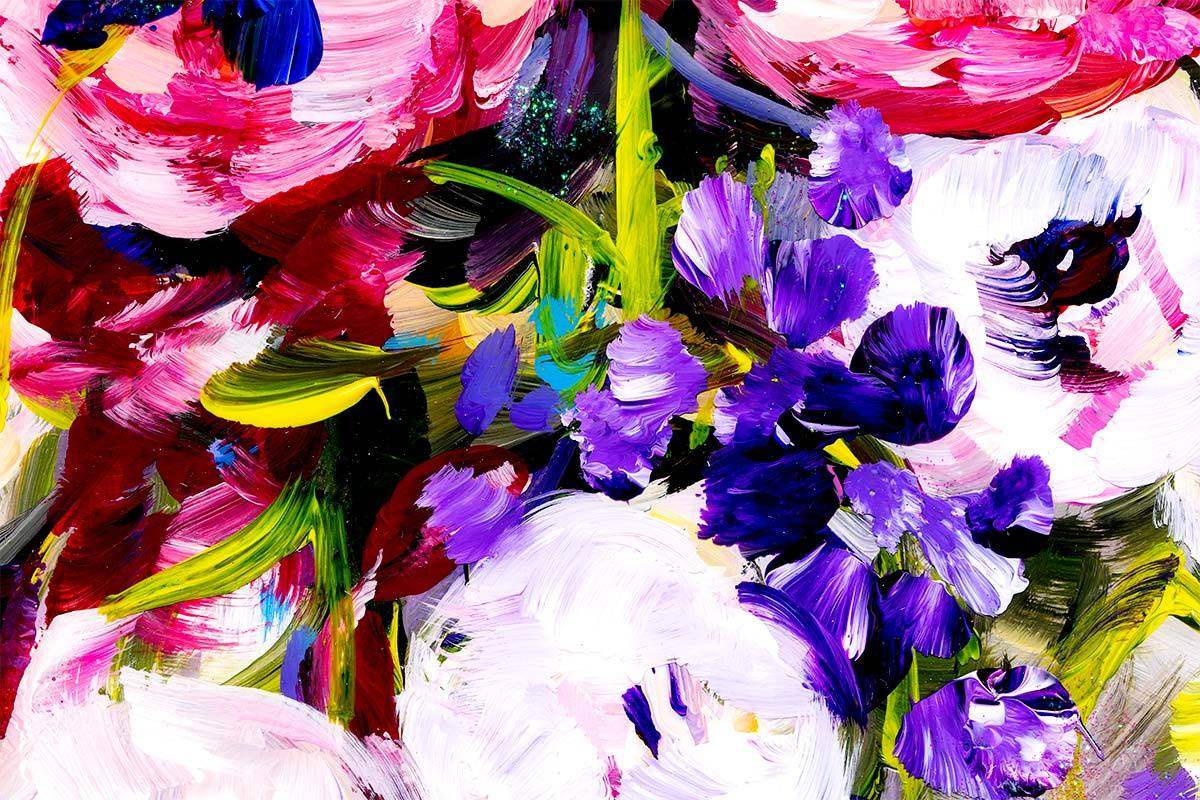 Bluebells in Bloom - Original - SOLD by artist Rozanne Bell - Wyecliffe Galleries