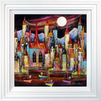 Boats and Bunting - Original - SOLD by artist Rozanne Bell - Wyecliffe Galleries