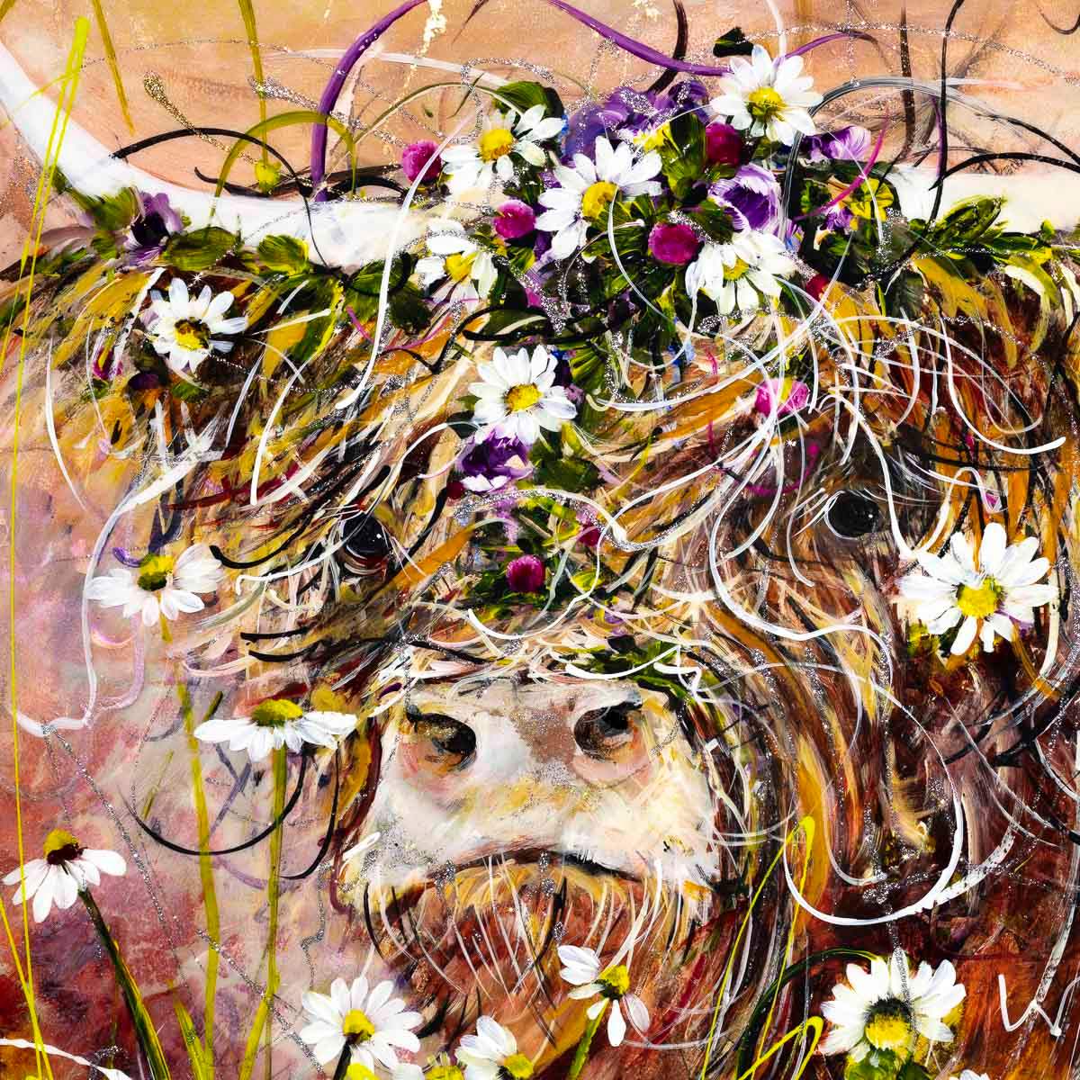 Bobby - Original - SOLD by artist Rozanne Bell - Wyecliffe Galleries