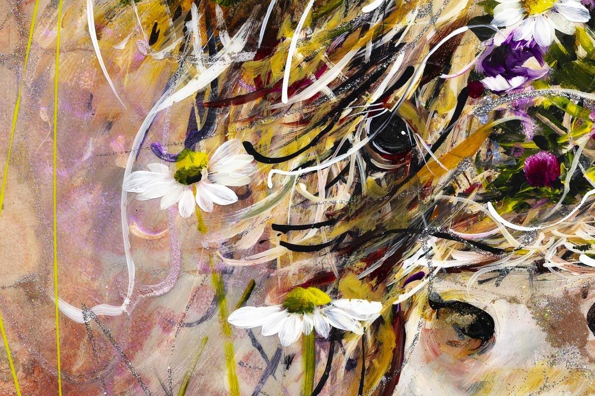 Bobby - Original - SOLD by artist Rozanne Bell - Wyecliffe Galleries