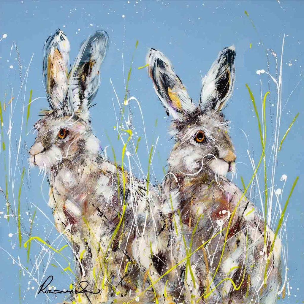 Bonded - Original - SOLD by artist Rozanne Bell - Wyecliffe Galleries