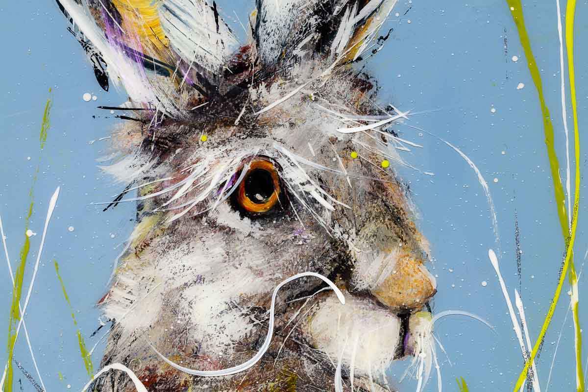 Bonded - Original - SOLD by artist Rozanne Bell - Wyecliffe Galleries