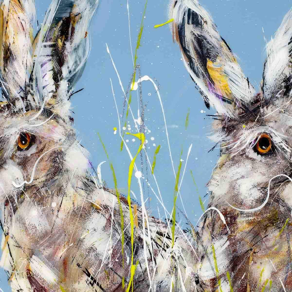 Bonded - Original - SOLD by artist Rozanne Bell - Wyecliffe Galleries