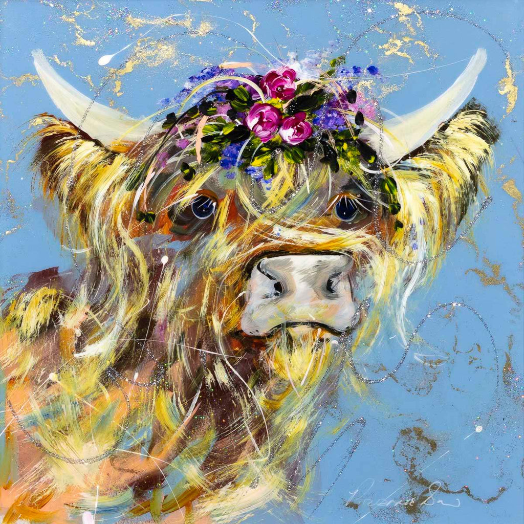 Bonnie - Original - SOLD by artist Rozanne Bell - Wyecliffe Galleries