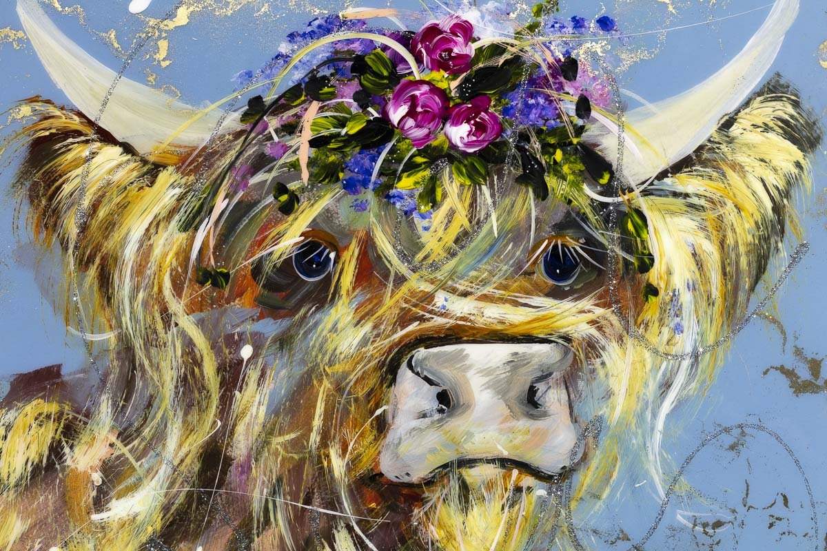 Bonnie - Original - SOLD by artist Rozanne Bell - Wyecliffe Galleries