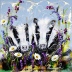 Bradley and Ben - Original SOLD by artist Rozanne Bell - Wyecliffe Galleries