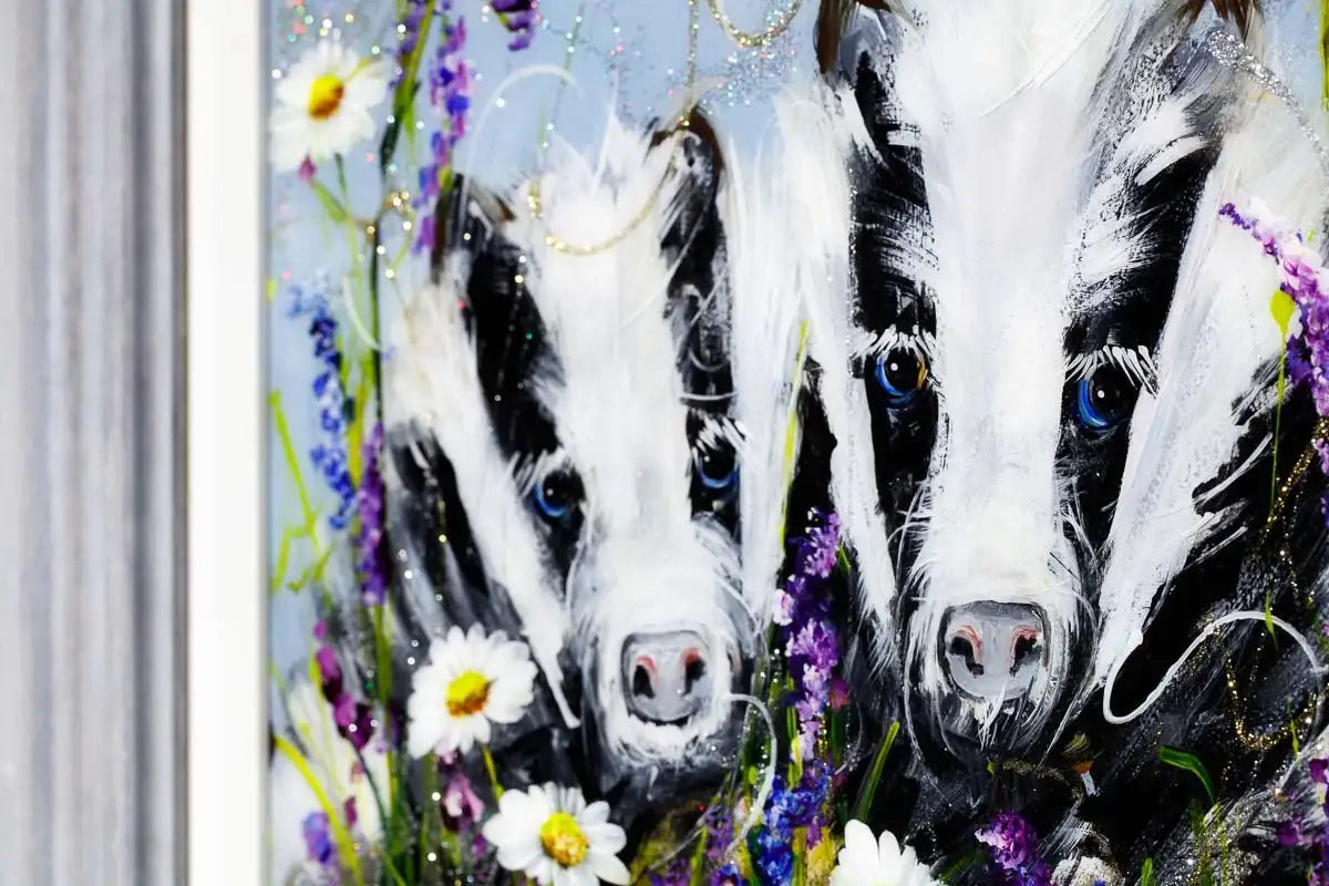 Bradley and Ben - Original SOLD by artist Rozanne Bell - Wyecliffe Galleries