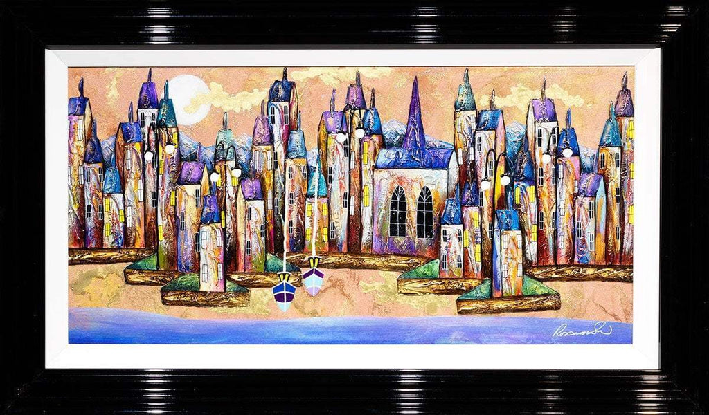 Breakwater Harbour - Original - SOLD by artist Rozanne Bell - Wyecliffe Galleries