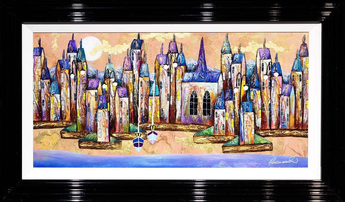 Breakwater Harbour - Original - SOLD by artist Rozanne Bell - Wyecliffe Galleries