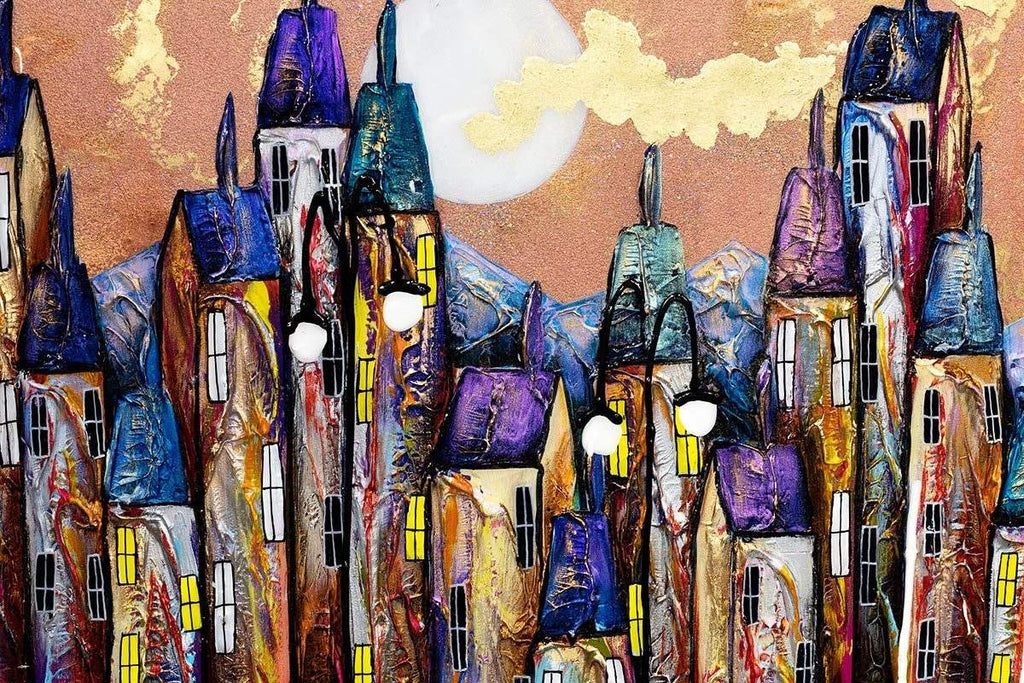 Breakwater Harbour - Original - SOLD by artist Rozanne Bell - Wyecliffe Galleries