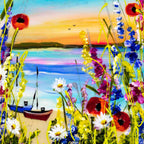 Bright and Beautiful - Original - SOLD by artist Rozanne Bell - Wyecliffe Galleries