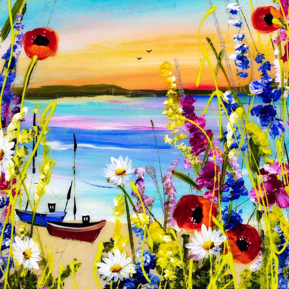 Bright and Beautiful - Original - SOLD by artist Rozanne Bell - Wyecliffe Galleries