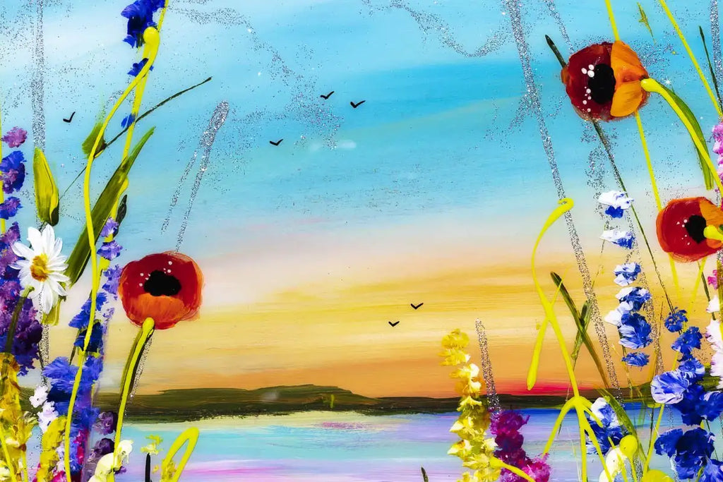 Bright and Beautiful - Original - SOLD by artist Rozanne Bell - Wyecliffe Galleries