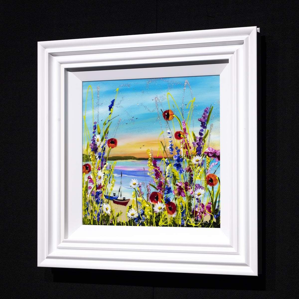 Bright and Beautiful  - Original Rozanne Bell Framed