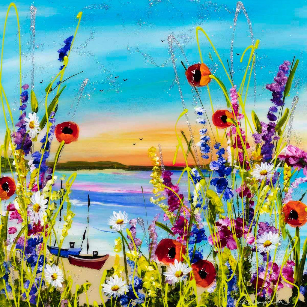Bright and Beautiful - Original - SOLD by artist Rozanne Bell - Wyecliffe Galleries