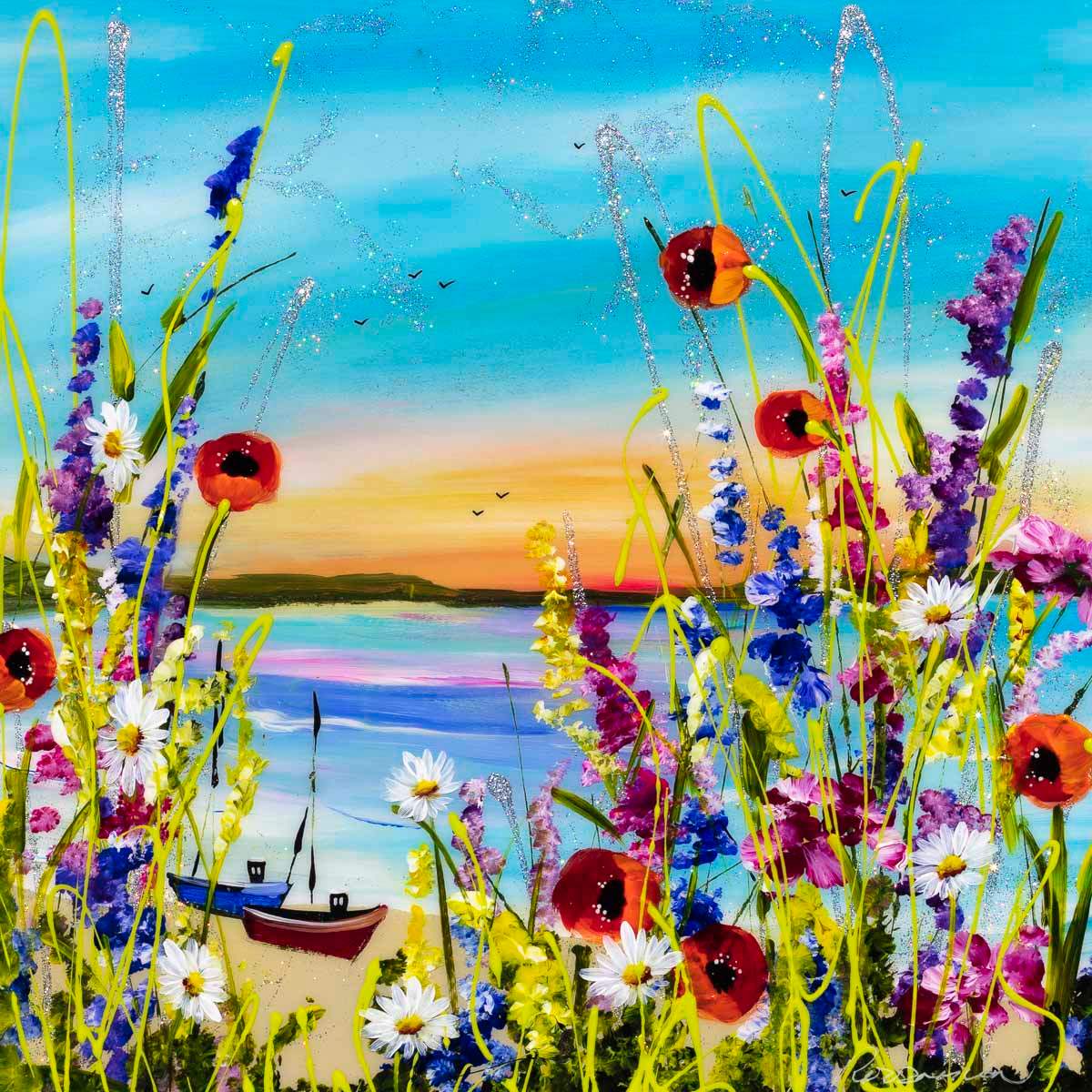 Bright and Beautiful - Original - SOLD by artist Rozanne Bell - Wyecliffe Galleries