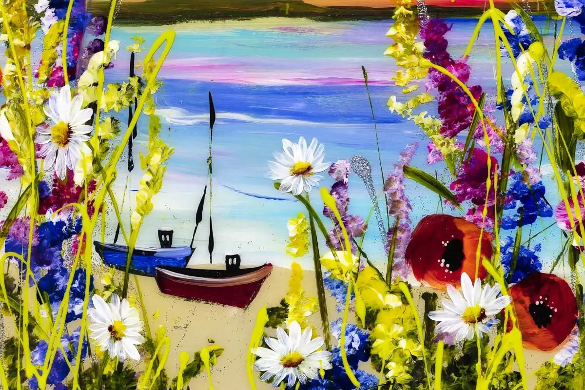 Bright and Beautiful - Original - SOLD by artist Rozanne Bell - Wyecliffe Galleries