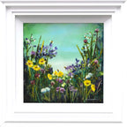 Bumble Bee Crazy - Original - SOLD by artist Rozanne Bell - Wyecliffe Galleries