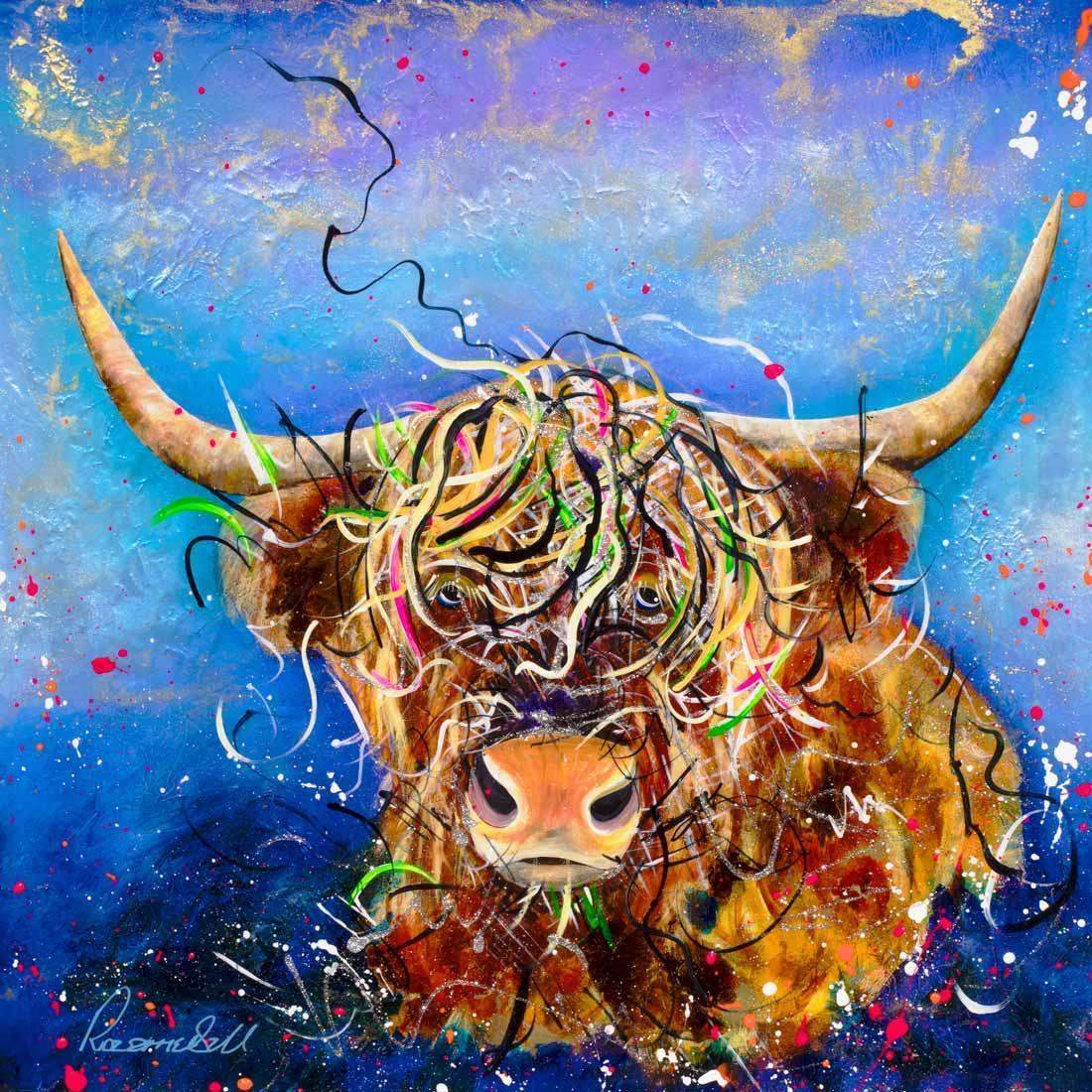 Burt - Original - SOLD by artist Rozanne Bell - Wyecliffe Galleries