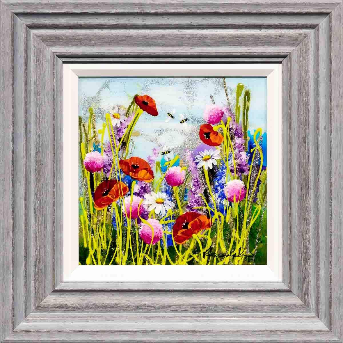Busy Bees I - Original - SOLD by artist Rozanne Bell - Wyecliffe Galleries