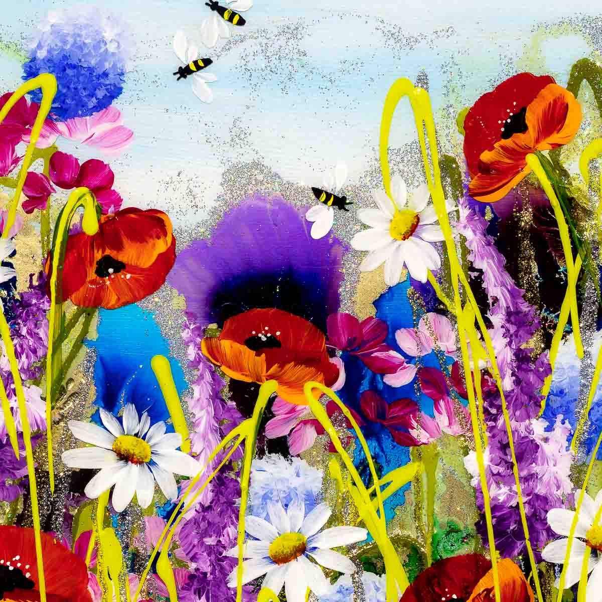 Summer Sparkles - Original - SOLD by artist Rozanne Bell - Wyecliffe Galleries