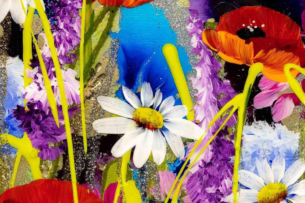 Summer Sparkles - Original - SOLD by artist Rozanne Bell - Wyecliffe Galleries