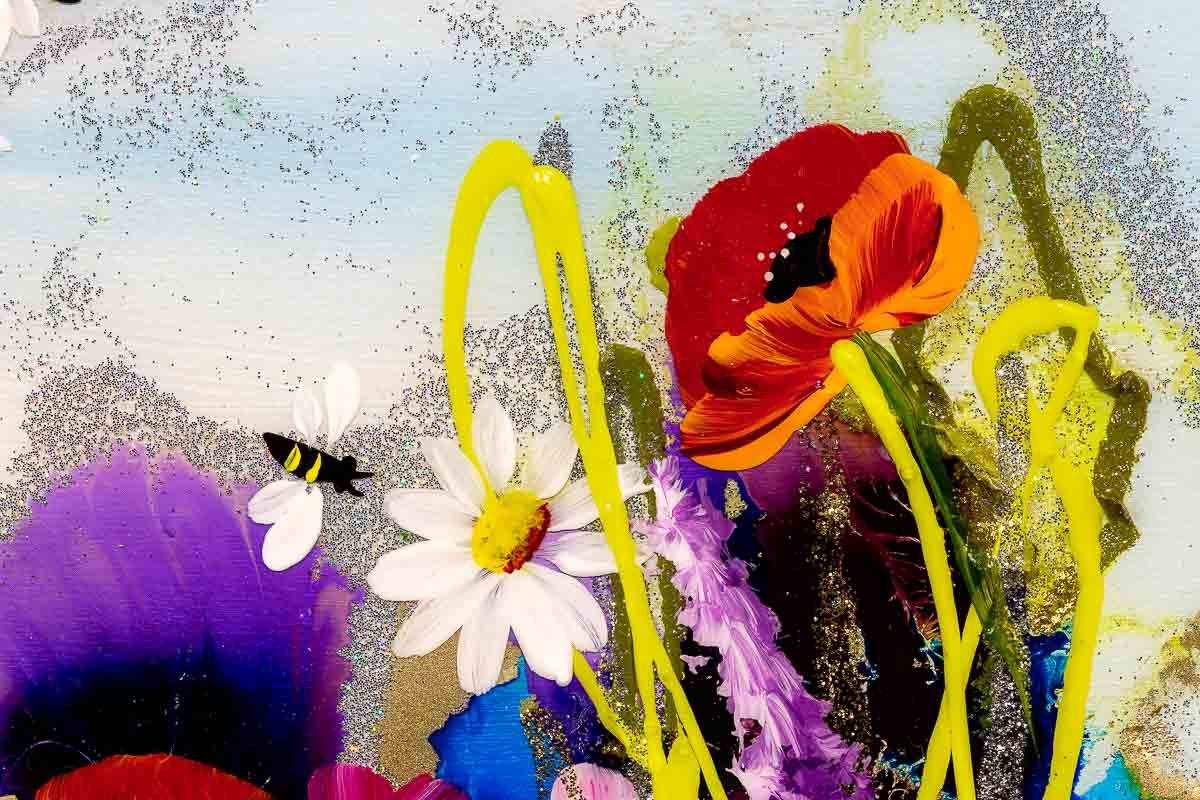 Summer Sparkles - Original - SOLD by artist Rozanne Bell - Wyecliffe Galleries