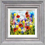 Busy Bees III - Original - SOLD by artist Rozanne Bell - Wyecliffe Galleries