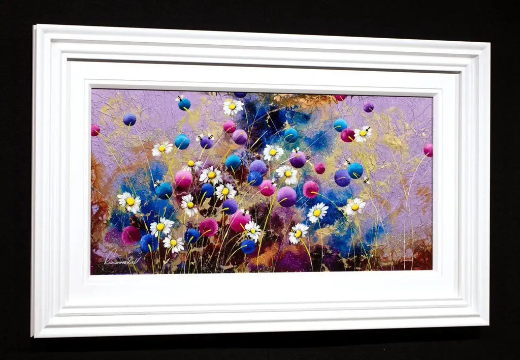 Busy Bees - Original - SOLD by artist Rozanne Bell - Wyecliffe Galleries