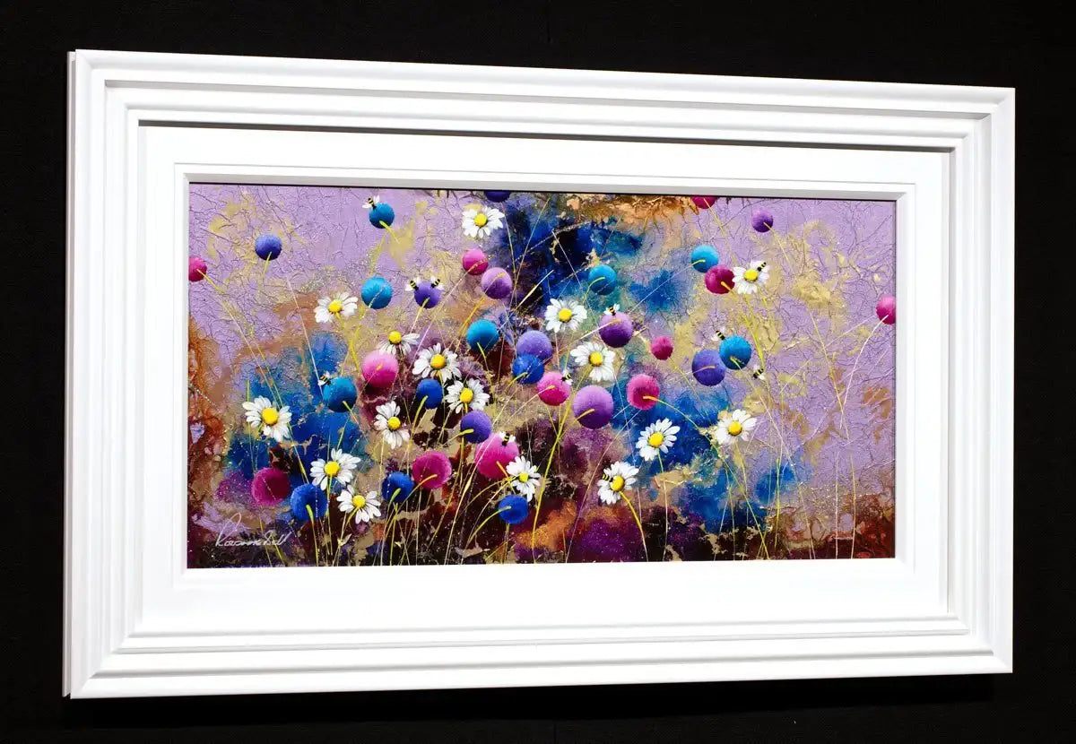 Busy Bees - Original - SOLD by artist Rozanne Bell - Wyecliffe Galleries