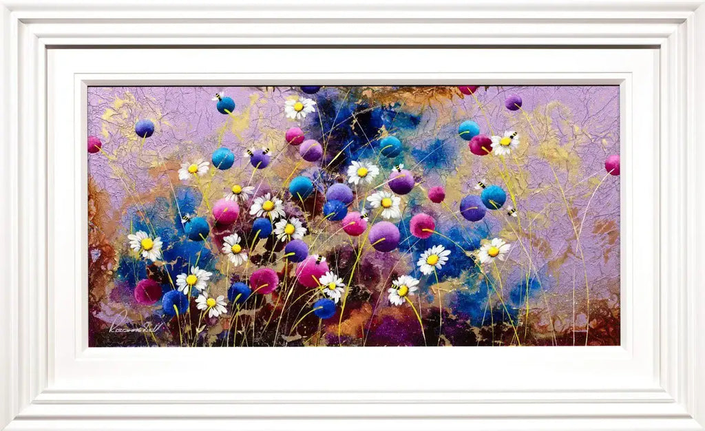 Busy Bees - Original - SOLD by artist Rozanne Bell - Wyecliffe Galleries