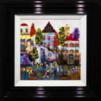 Busy Street - SOLD by artist Rozanne Bell - Wyecliffe Galleries