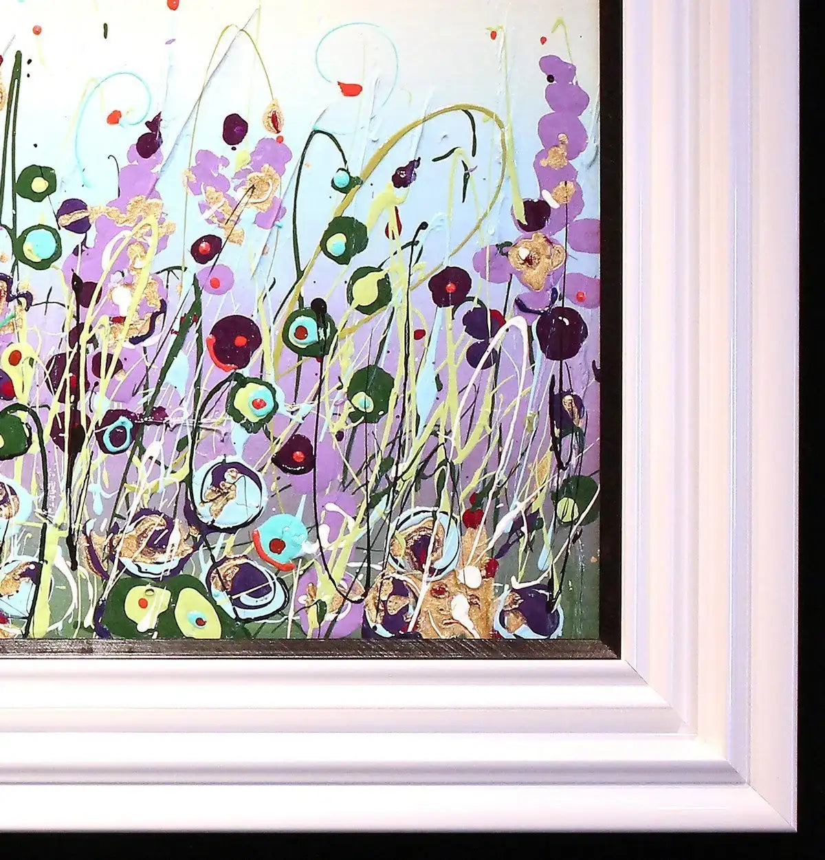 Butterflies in Bloom - SOLD by artist Rozanne Bell - Wyecliffe Galleries