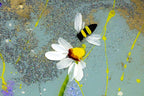 Buzzing Bee's - Original - SOLD by artist Rozanne Bell - Wyecliffe Galleries